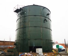 河北衡水大型沼氣工程項目拼裝罐